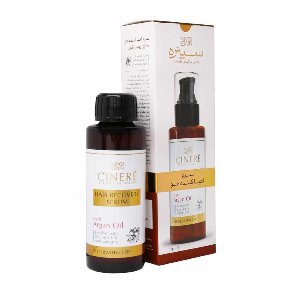 سرم احیا کننده موی سر سینره حاوی روغن آرگان 100 میل